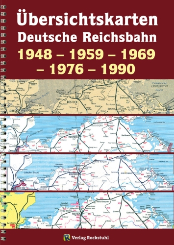 Übersichtskarten Deutsche Reichsbahn 1948-1959-1969-1976-1990 Übersichtskarten Deutsche Reichsbahn 1948-1959-1969-1976-1990