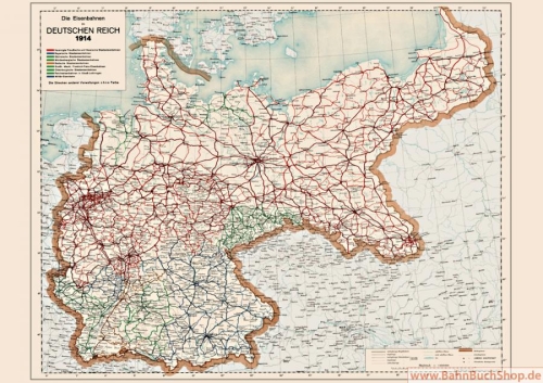 Die Eisenbahnen im Deutschen Reich 1914 Die Eisenbahnen im Deutschen Reich 1914