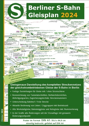 Gleisplan der Berliner S-Bahn 2024 Gleisplan der Berliner S-Bahn 2024
