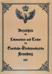 Verzeichnis der Lokomotiven und Tender des Eisenbahn-Direktionsbezirks Bromberg 1887